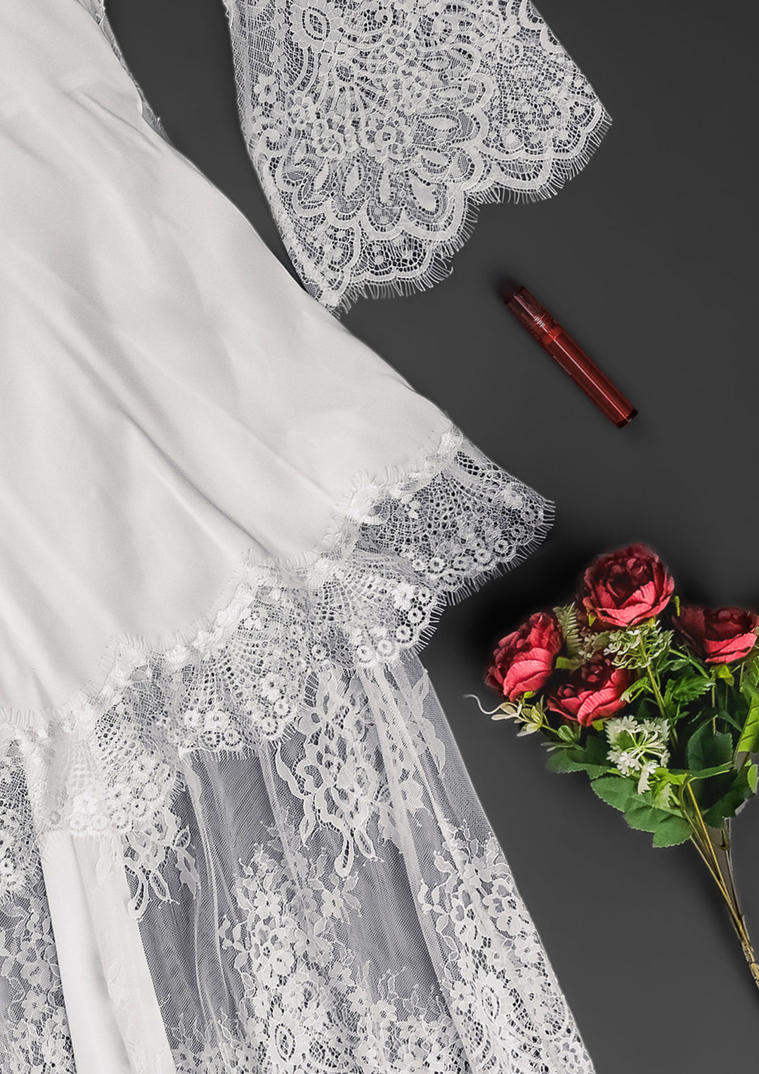 Satin Lace Bridal Lingerie Set