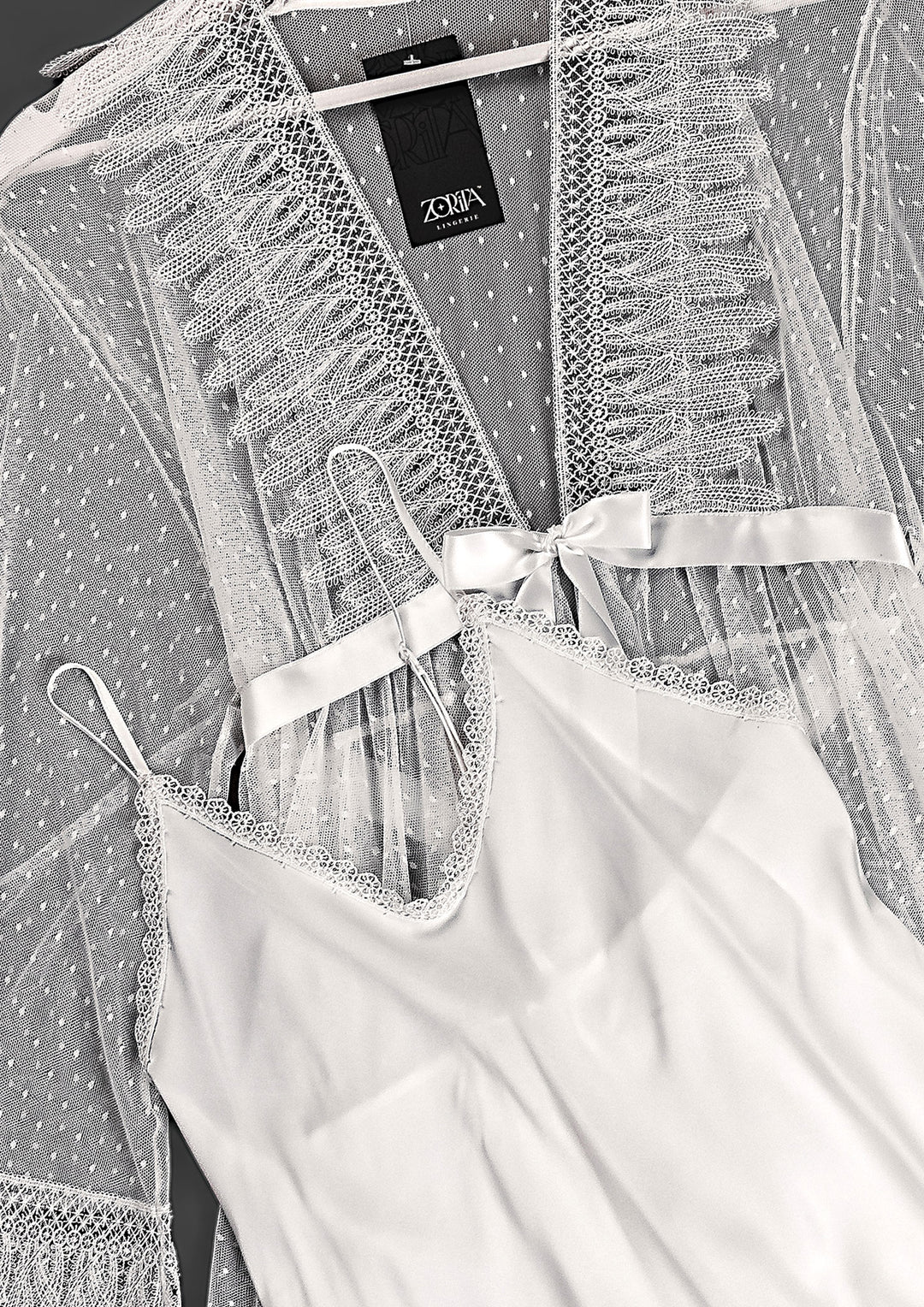 Bridal Lace Tulle Lingerie Set