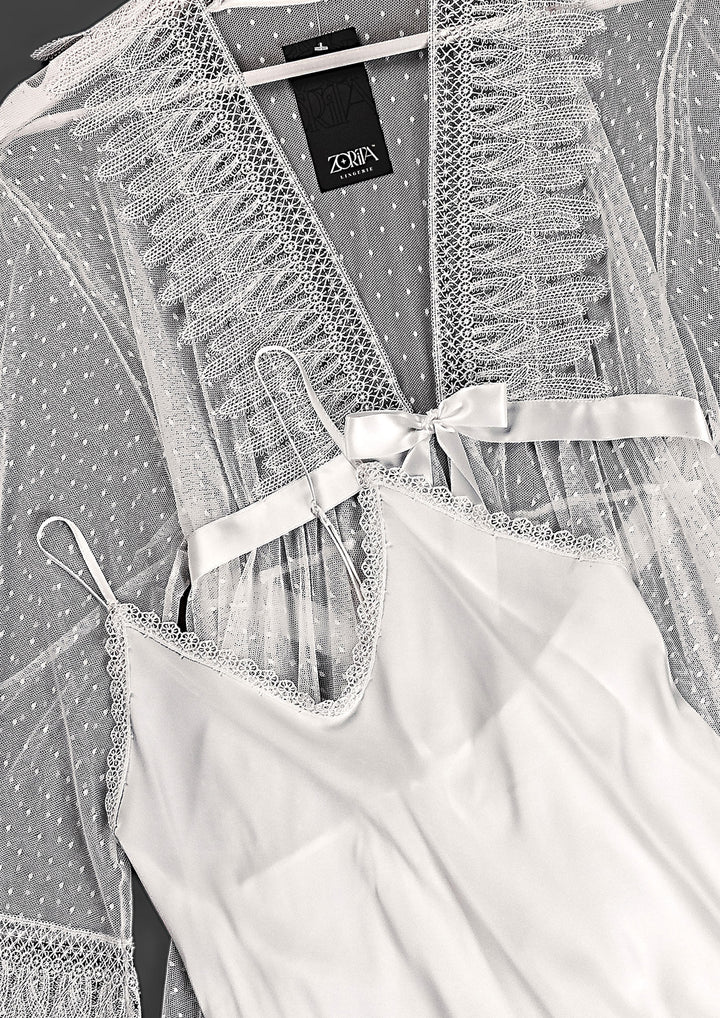 Bridal Lace Tulle Lingerie Set