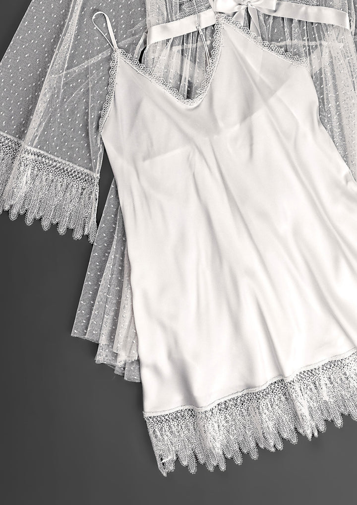 Bridal Lace Tulle Lingerie Set