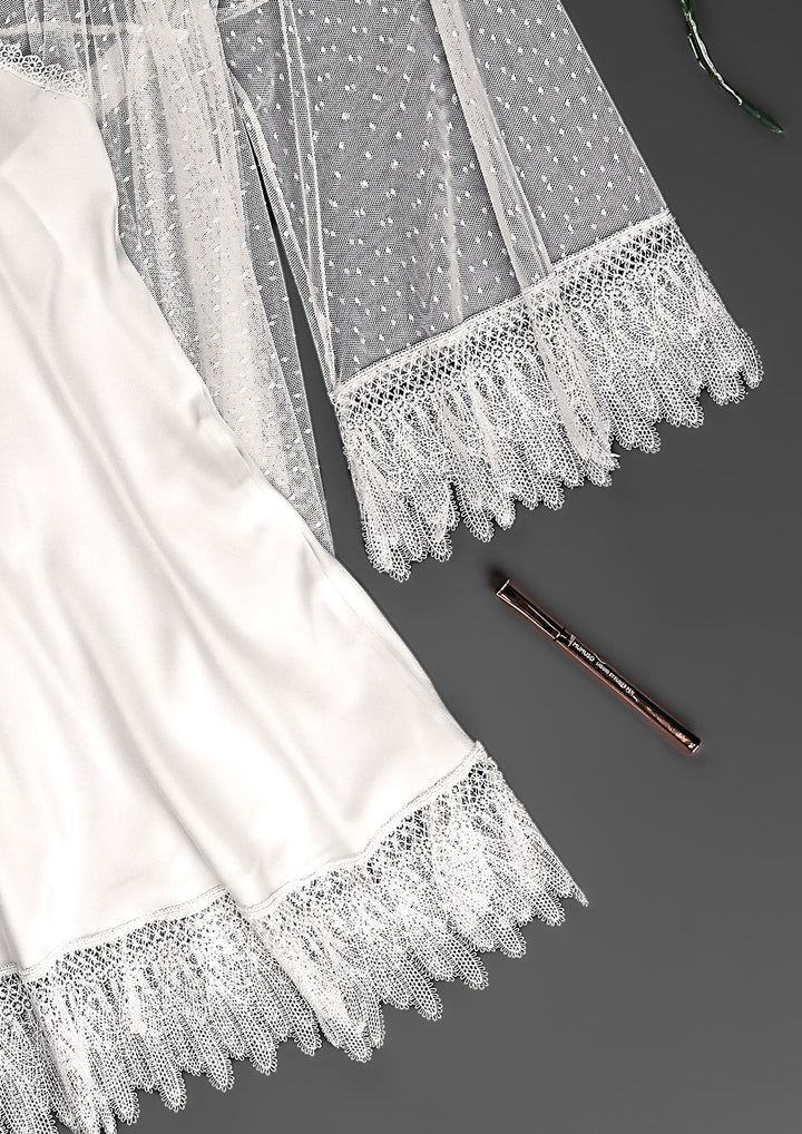 Bridal Lace Tulle Lingerie Set