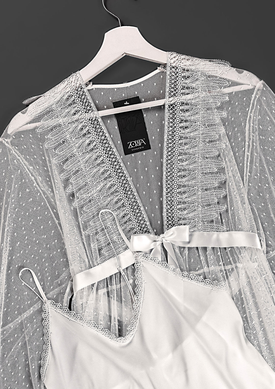 Bridal Lace Tulle Lingerie Set