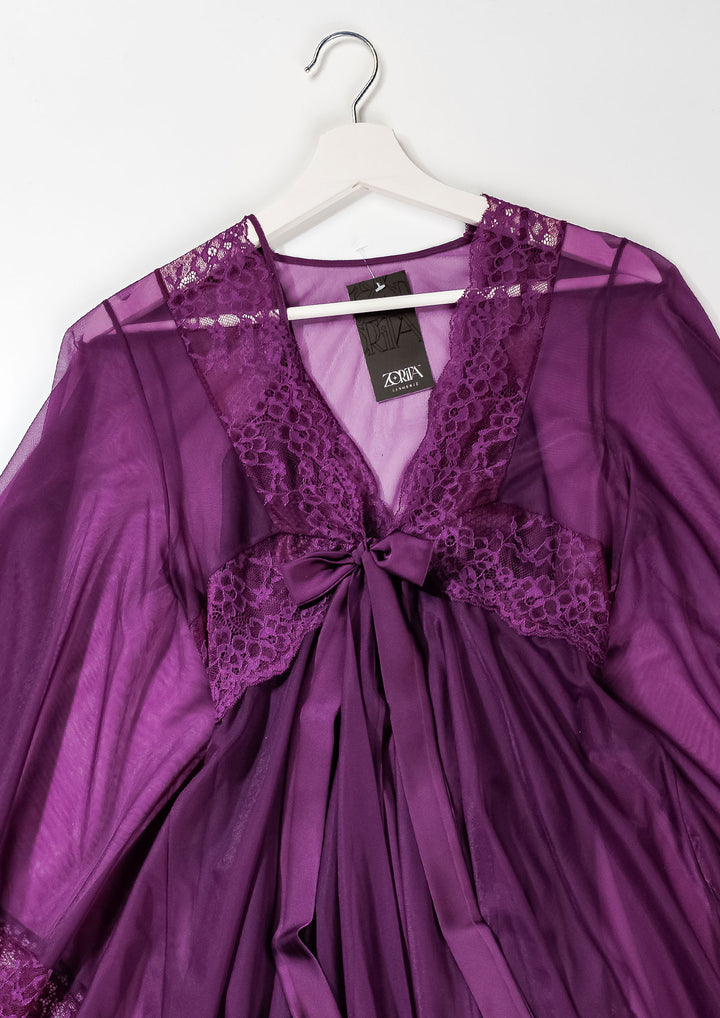 روب دانتيل بلمسة حريرية