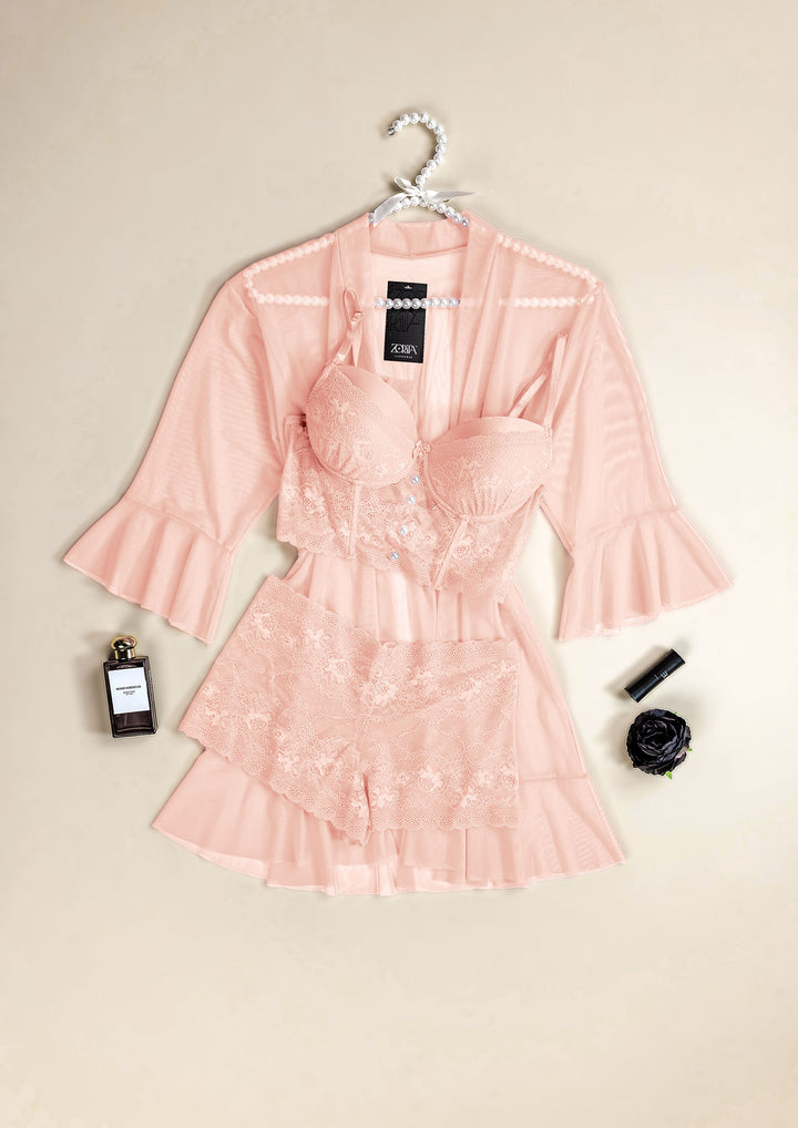 طقم روب دانتيل