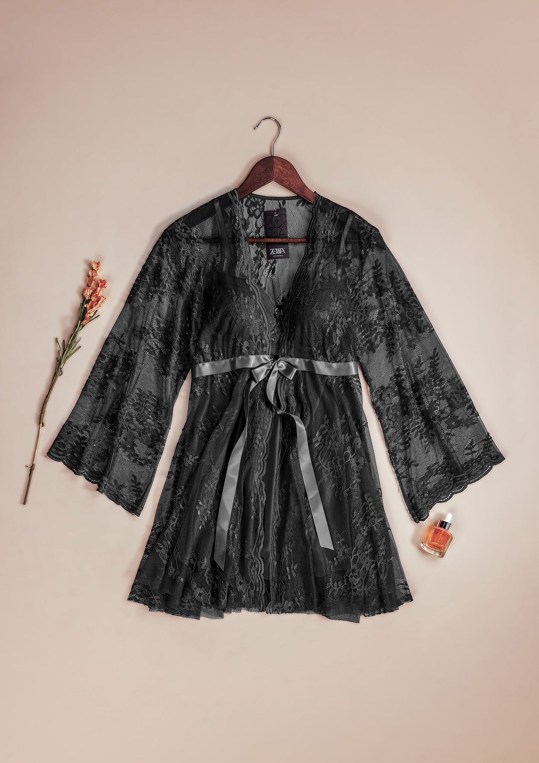 طقم رداء دانتيل 6119-25