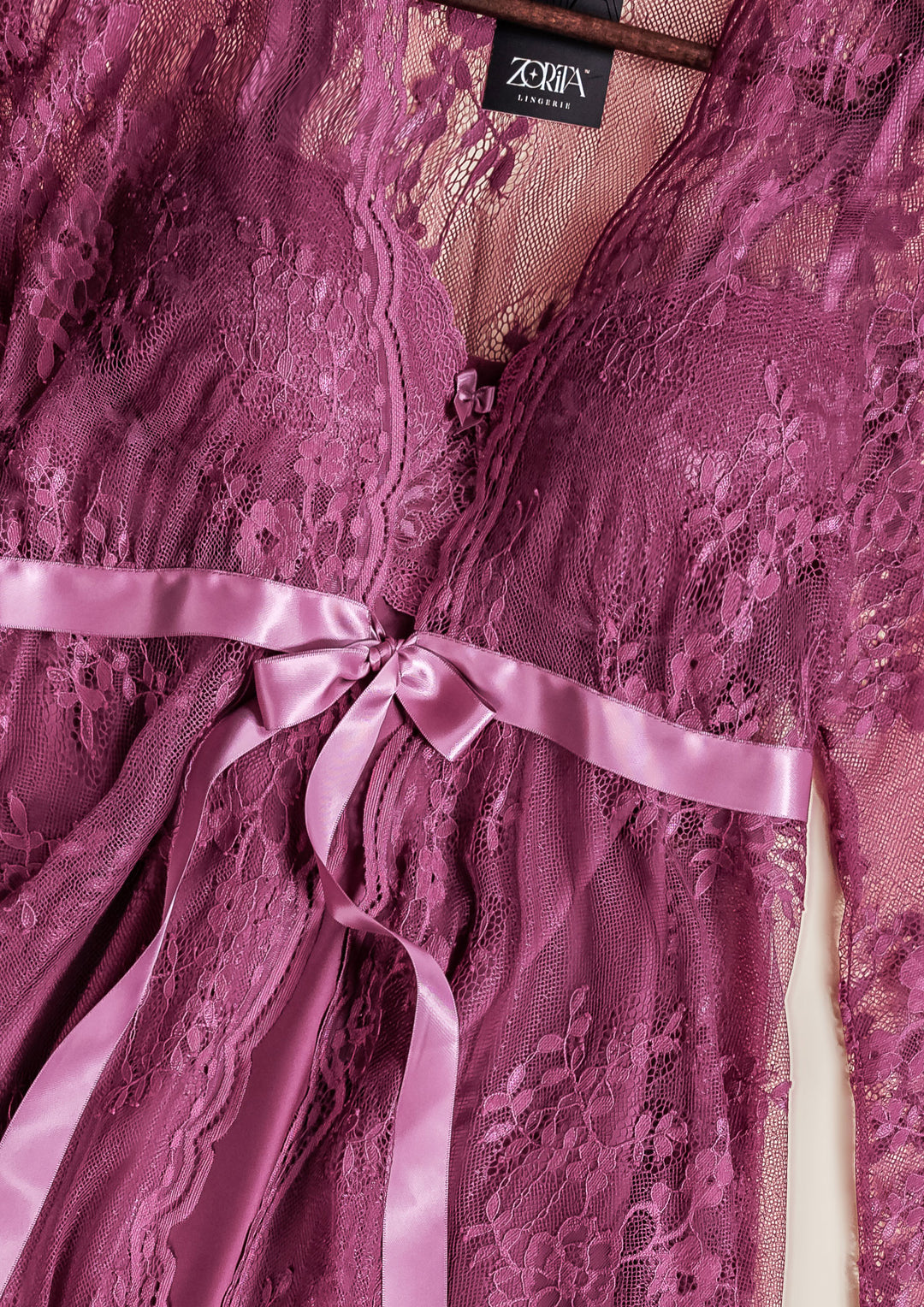 طقم رداء دانتيل 6119-25