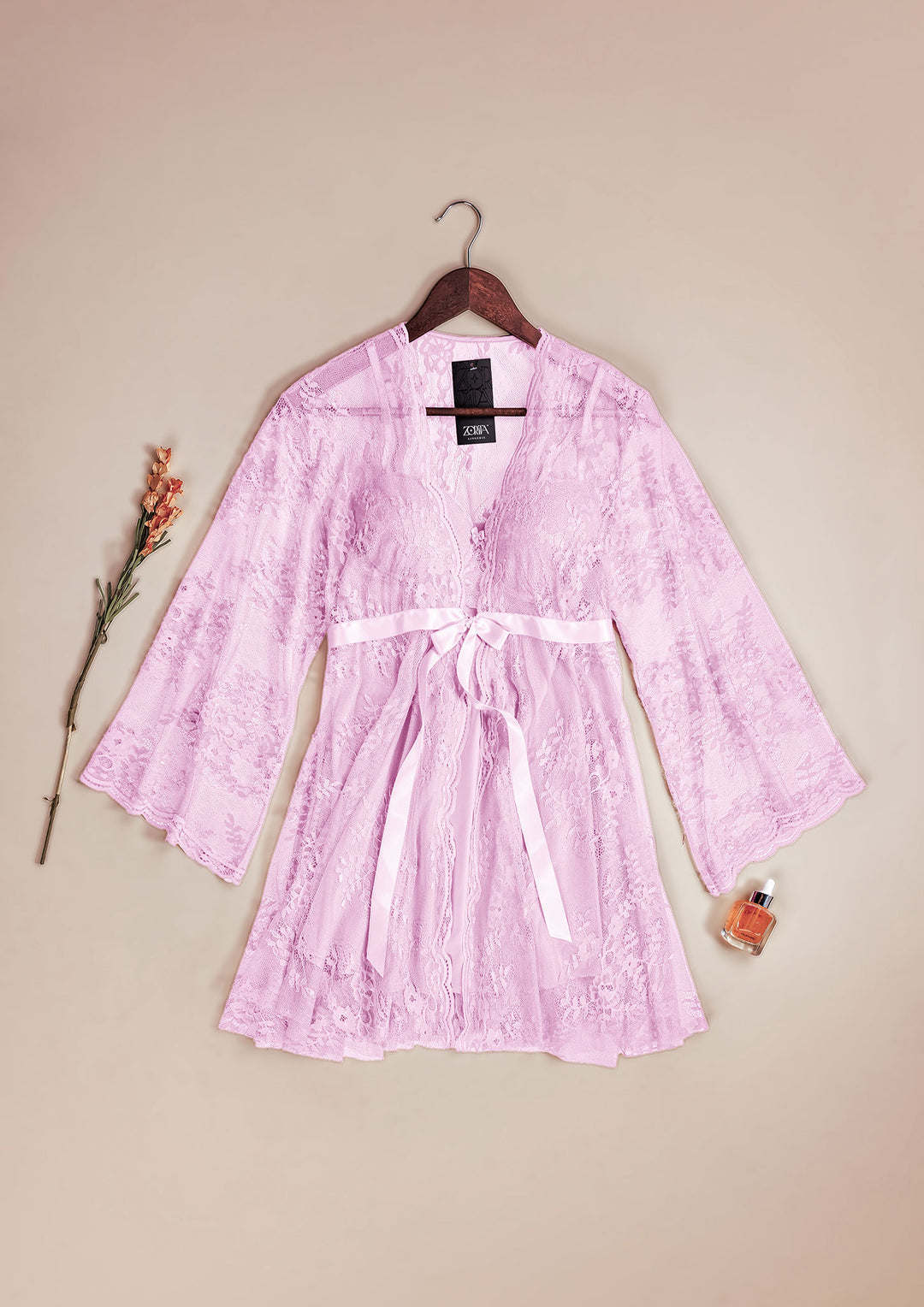 طقم رداء دانتيل 6119-25