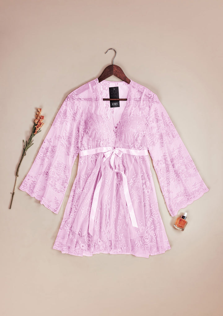 طقم رداء دانتيل 6119-25