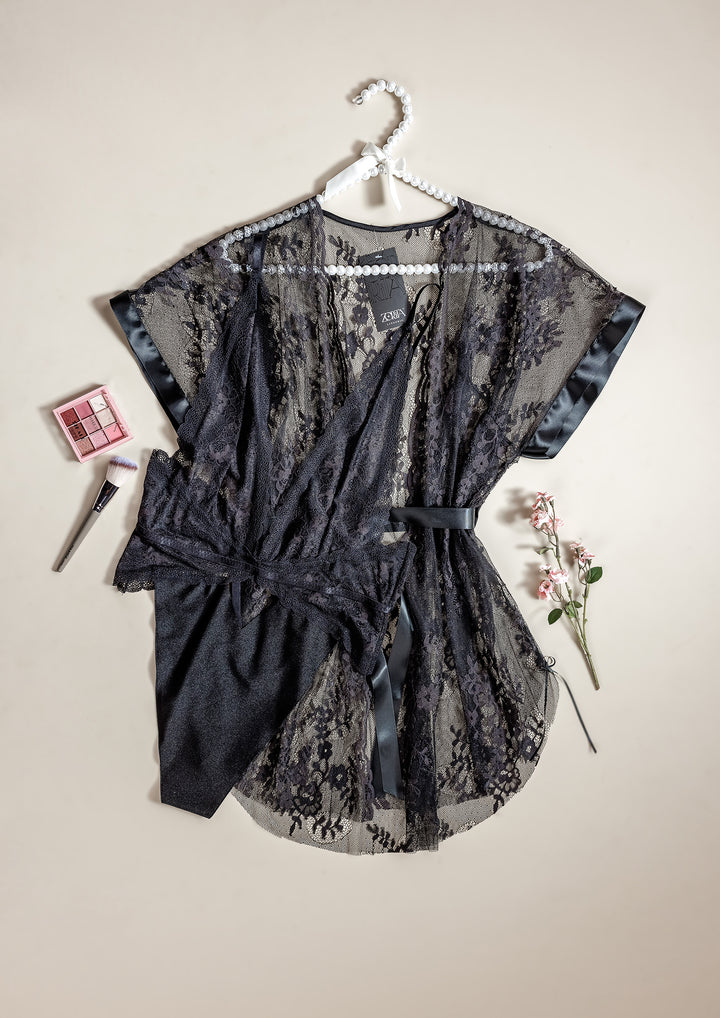 طقم روب و تيدي دانتيل