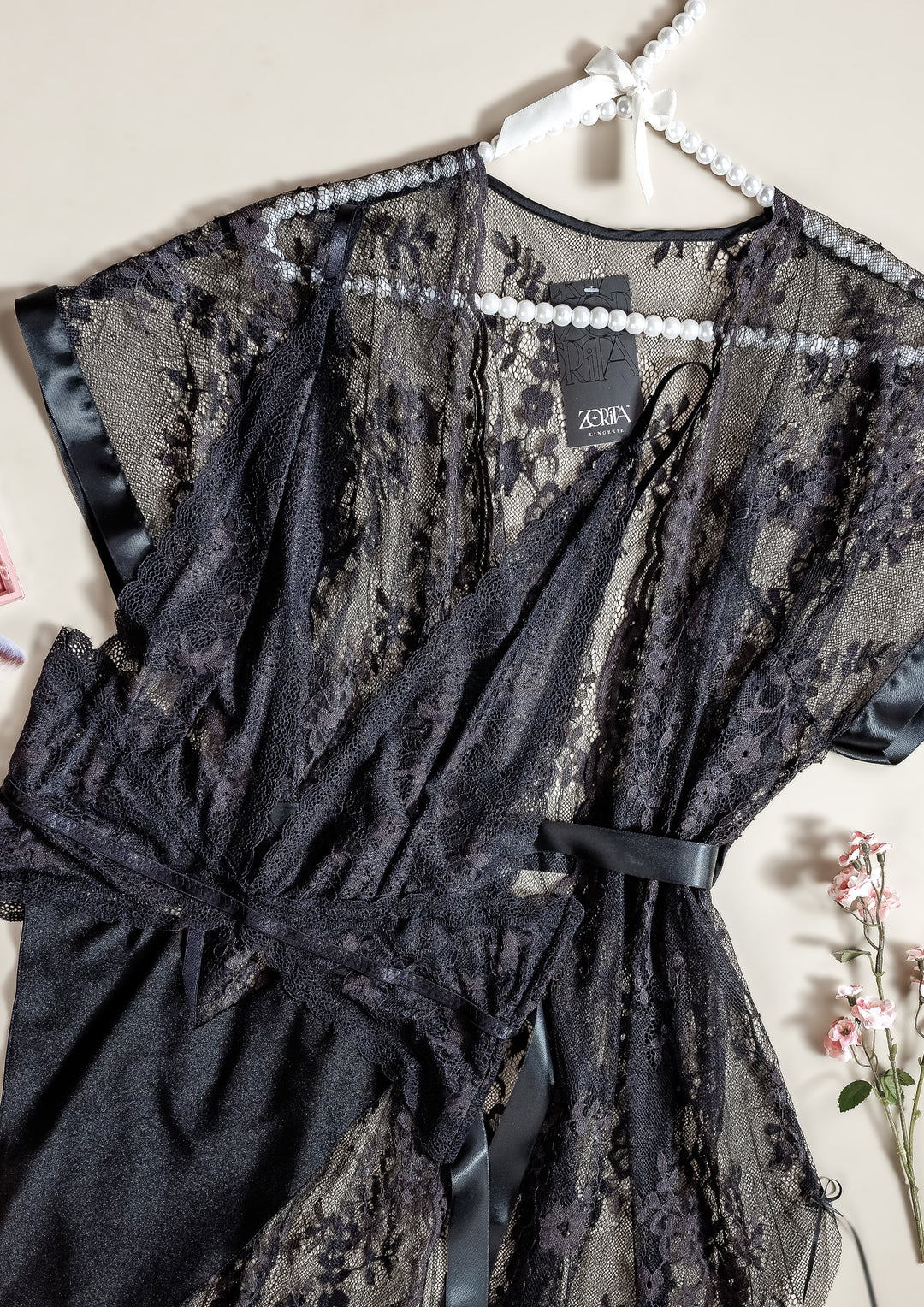 طقم روب و تيدي دانتيل