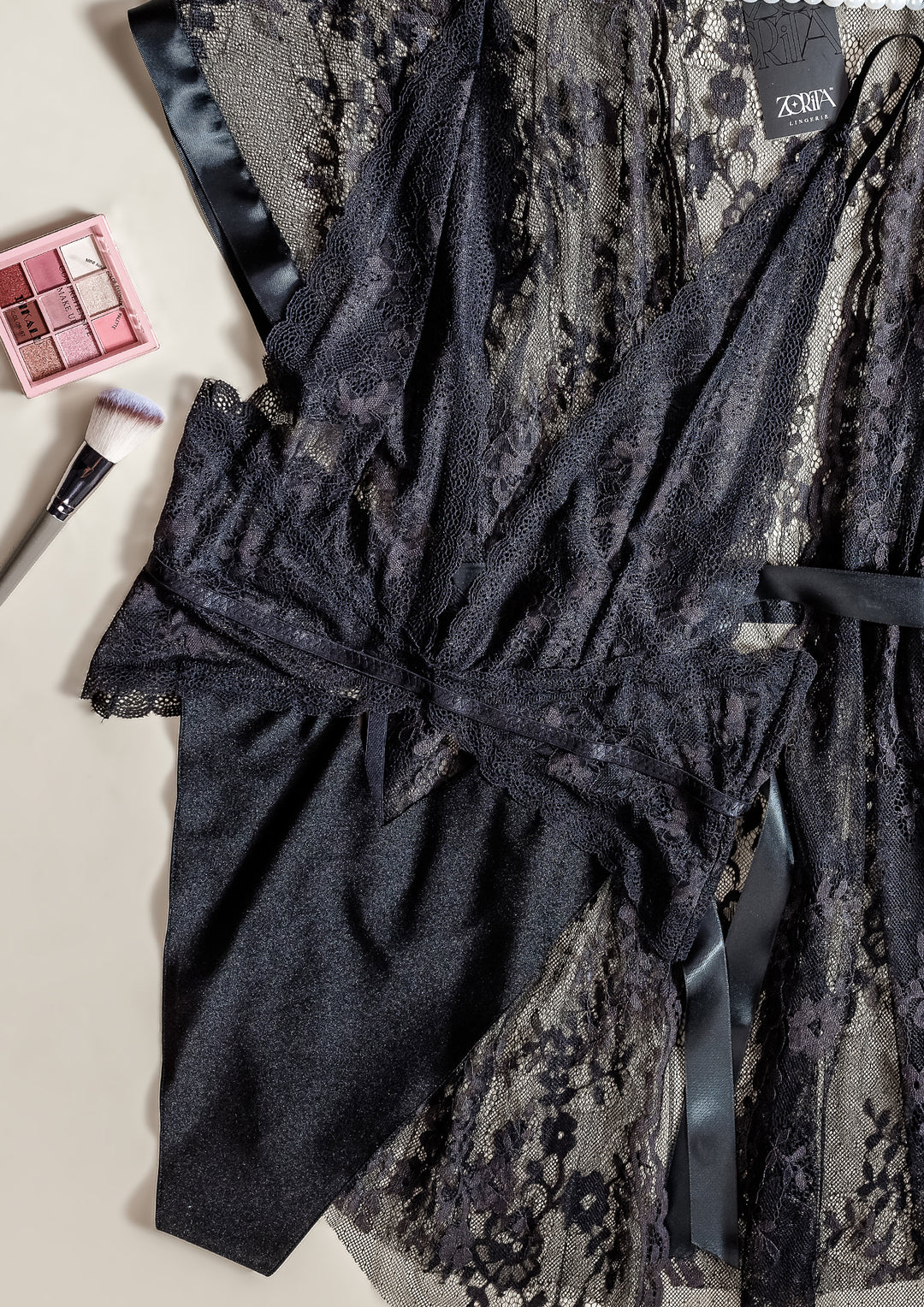 طقم روب و تيدي دانتيل