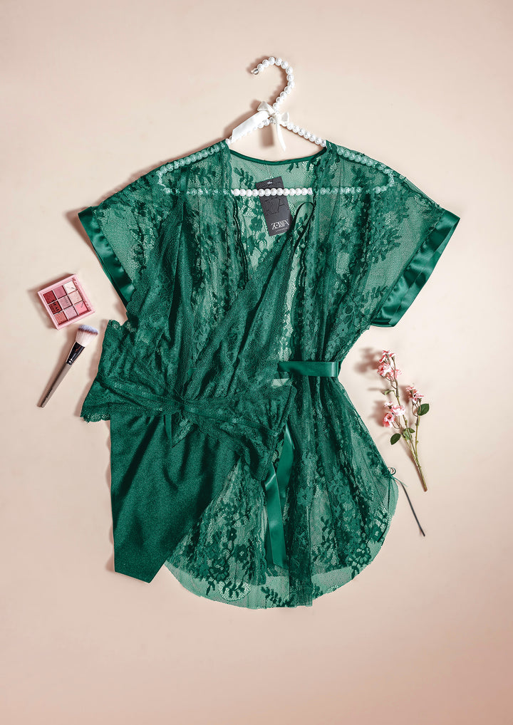 طقم روب و تيدي دانتيل