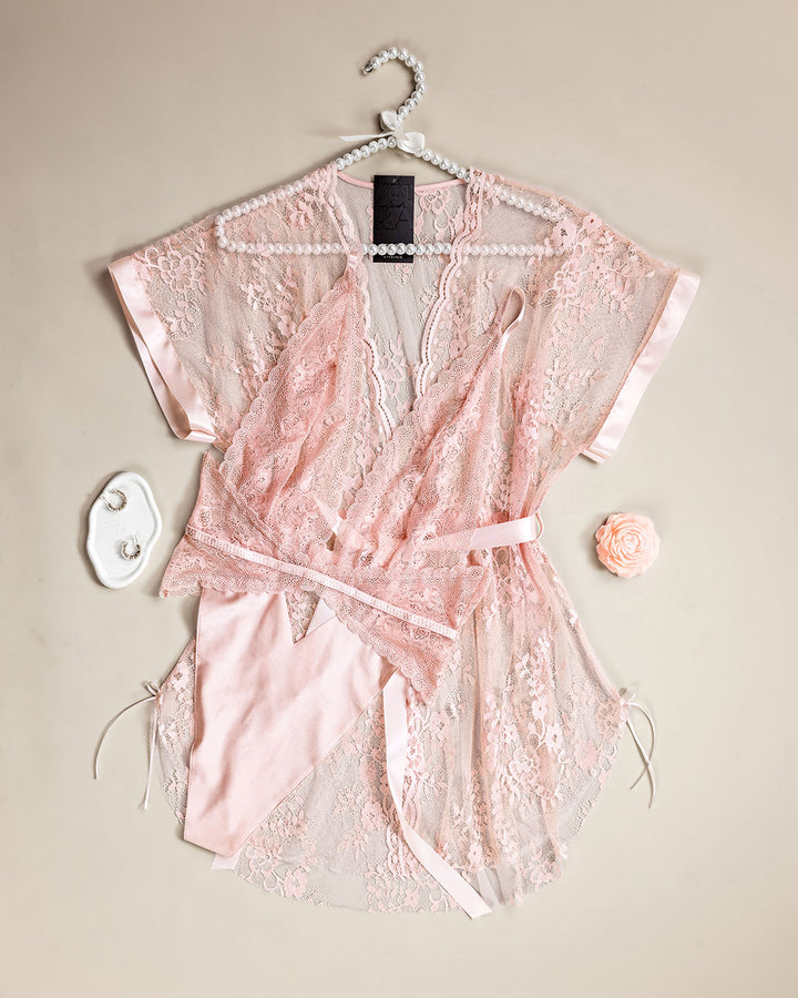 طقم روب و تيدي دانتيل