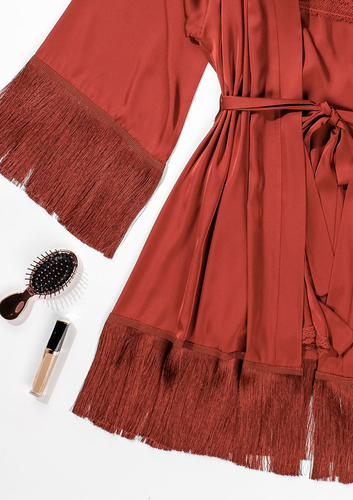 Satin Robe Set 6130 - Zorita Lingerie UAE