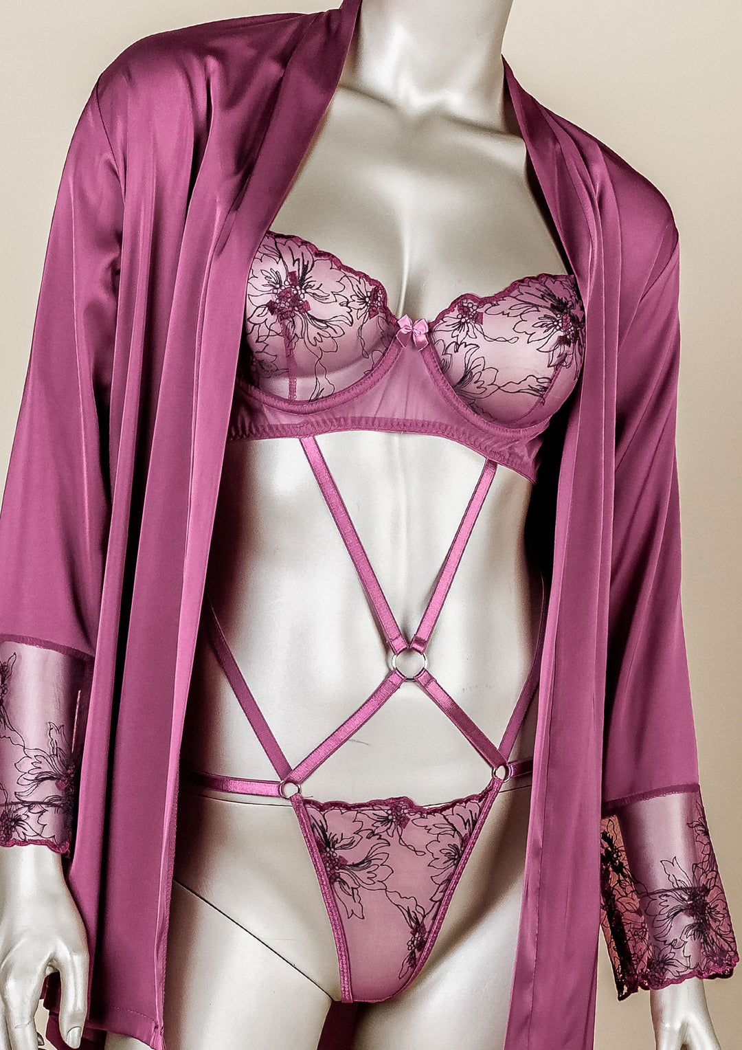 طقم روب و تيدي ساتان