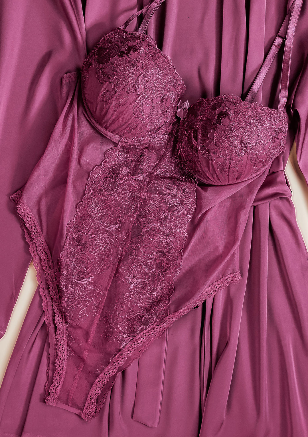 طقم روب و تيدي ساتان