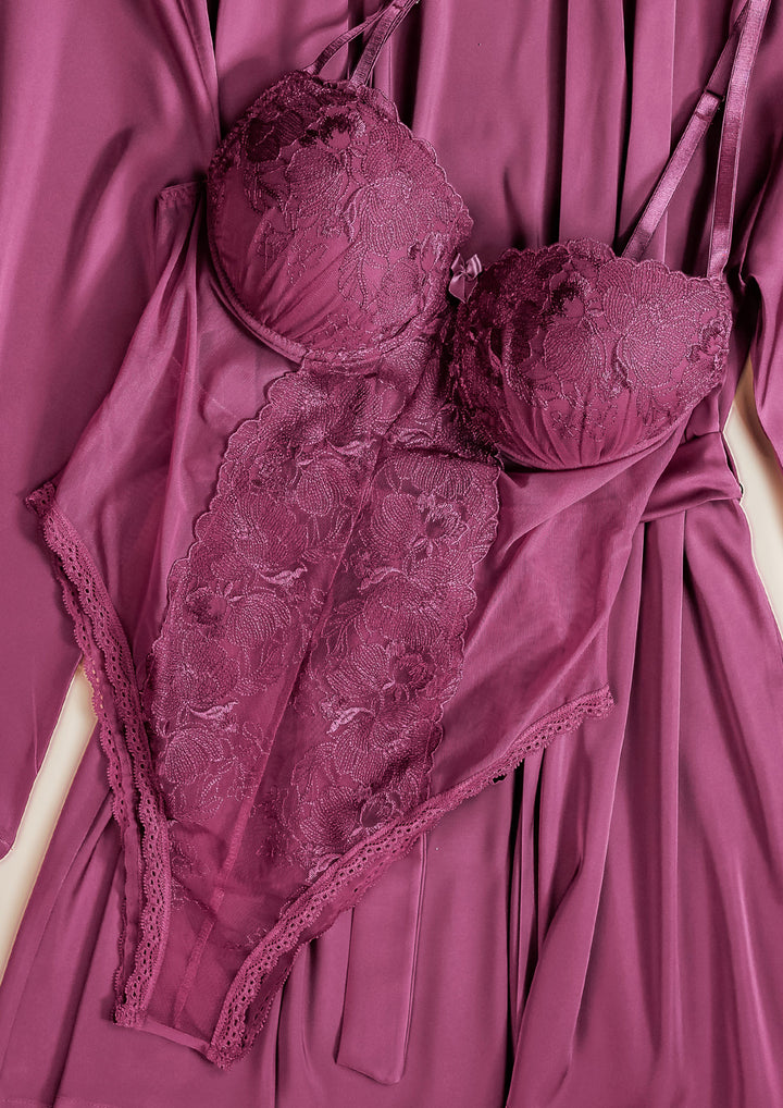 طقم روب و تيدي ساتان