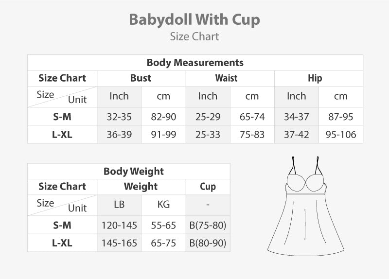 Lace Mesh Babydoll Charm