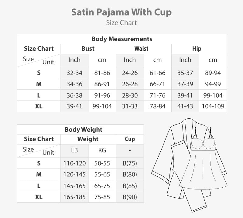 Satin Lace Pajama Set