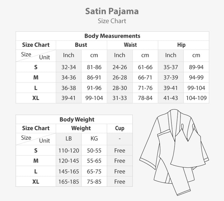 Satin & Lace Sleepwear Set