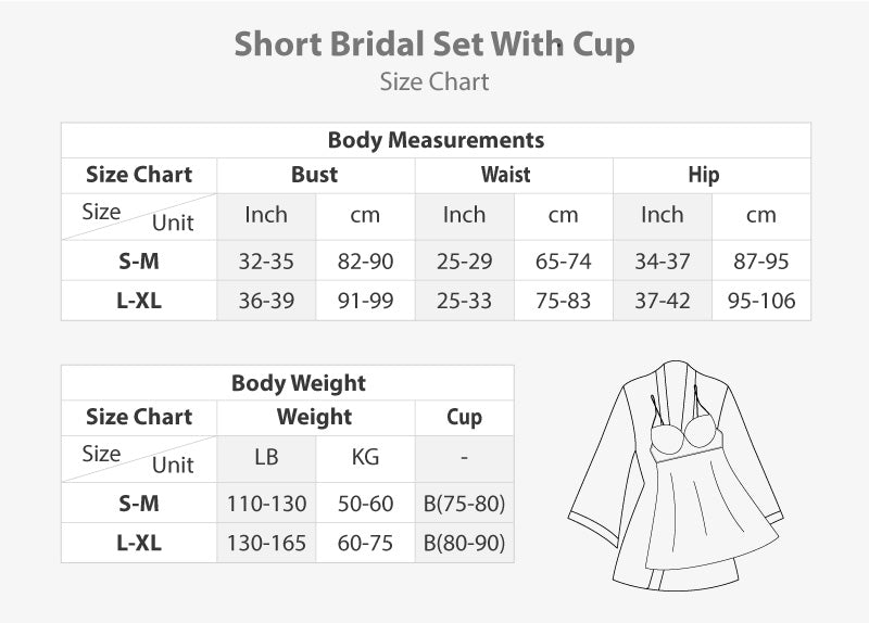 Chiffon Lace Bridal Lingerie Set