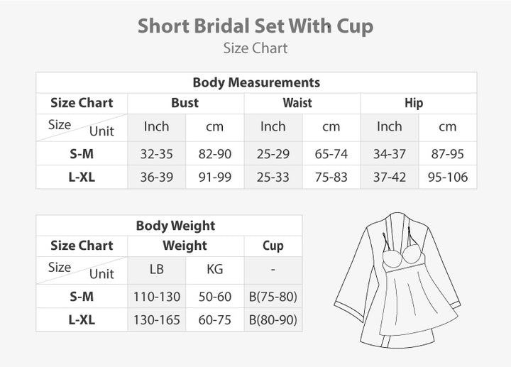 Chiffon Lace Bridal Lingerie Set