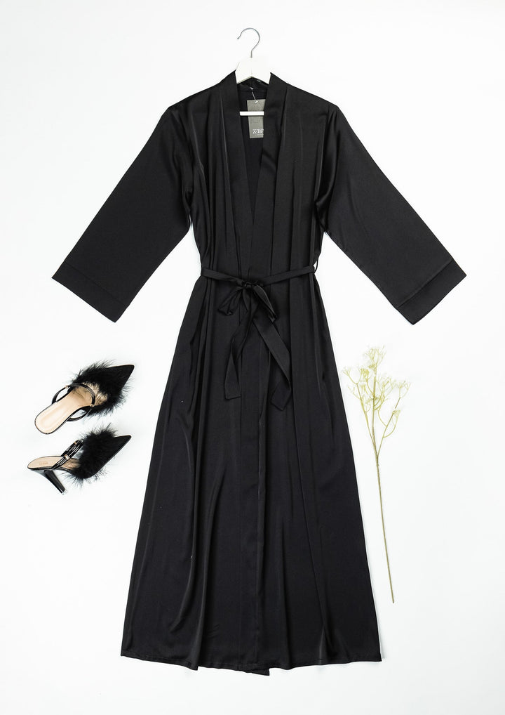 روب ساتان طويل