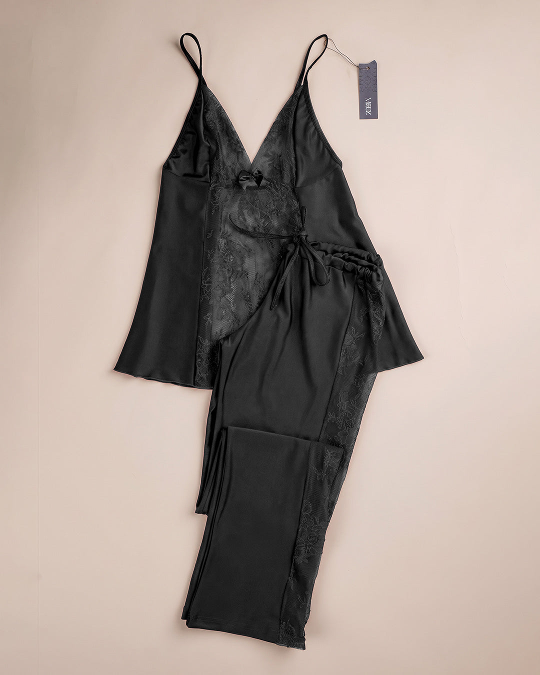 Lace Two-Piece Pajama Set