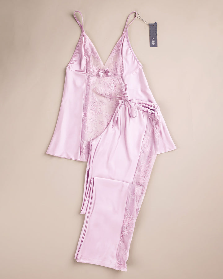 Lace Two-Piece Pajama Set
