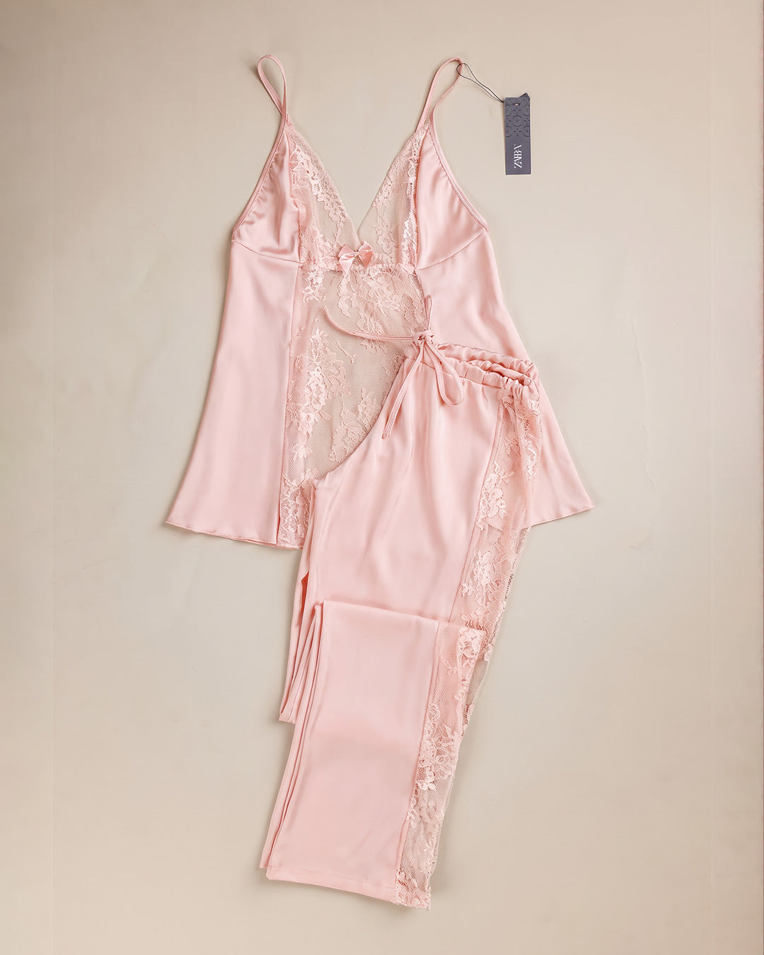 Lace Two-Piece Pajama Set