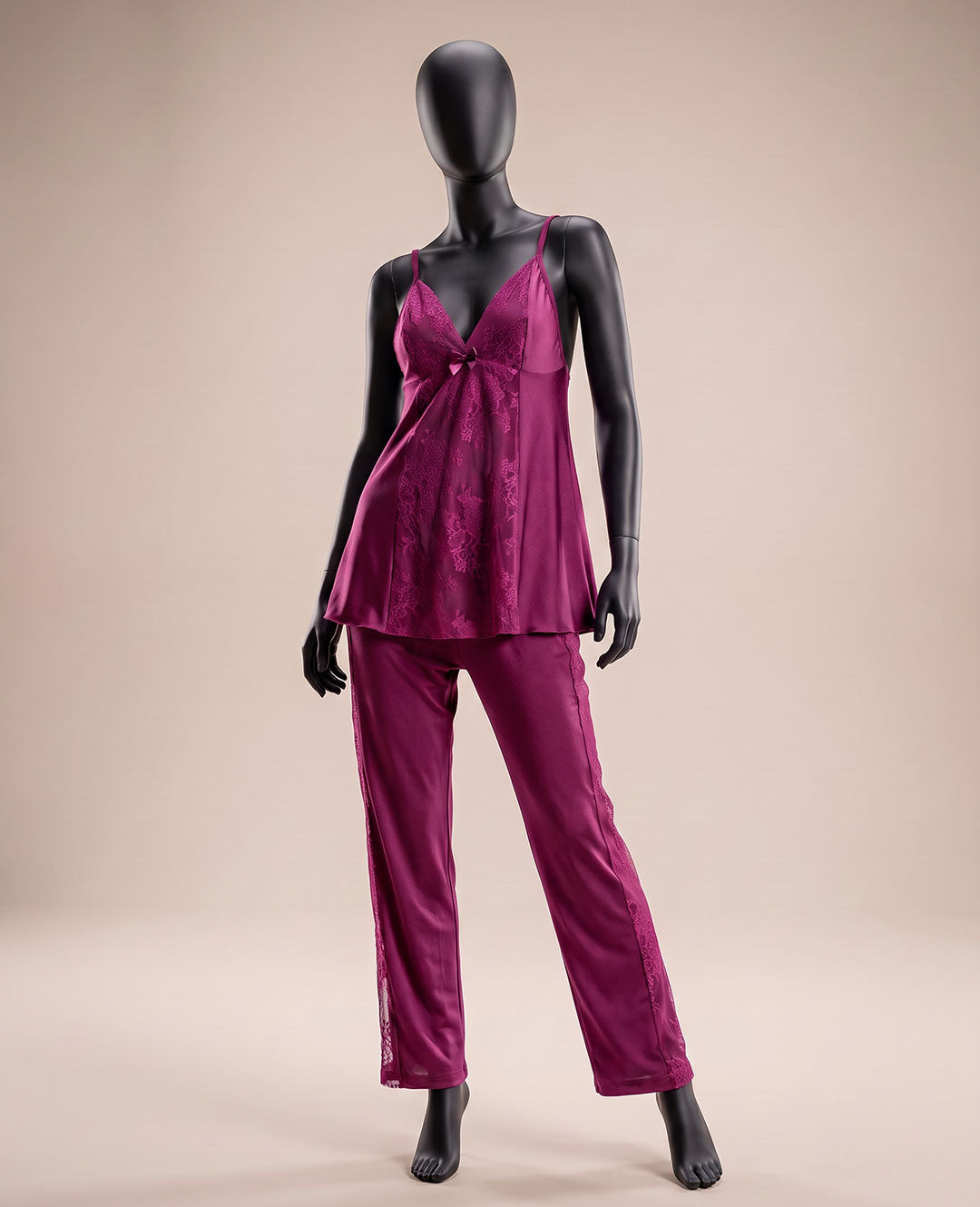 Lace Two-Piece Pajama Set