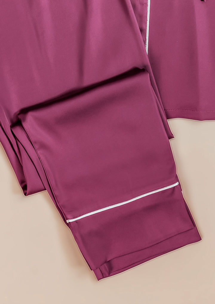 بيجامة ساتان قطعتين 3462-25