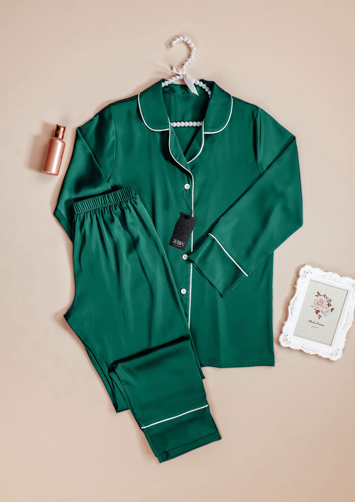 بيجامة ساتان قطعتين 3462-25