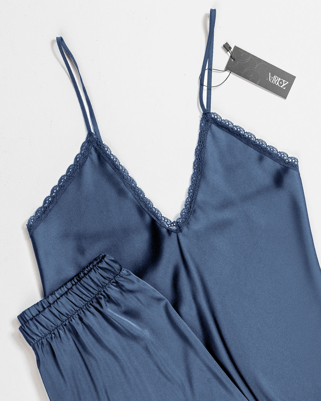Satin Lace Pajama Set 3473-26