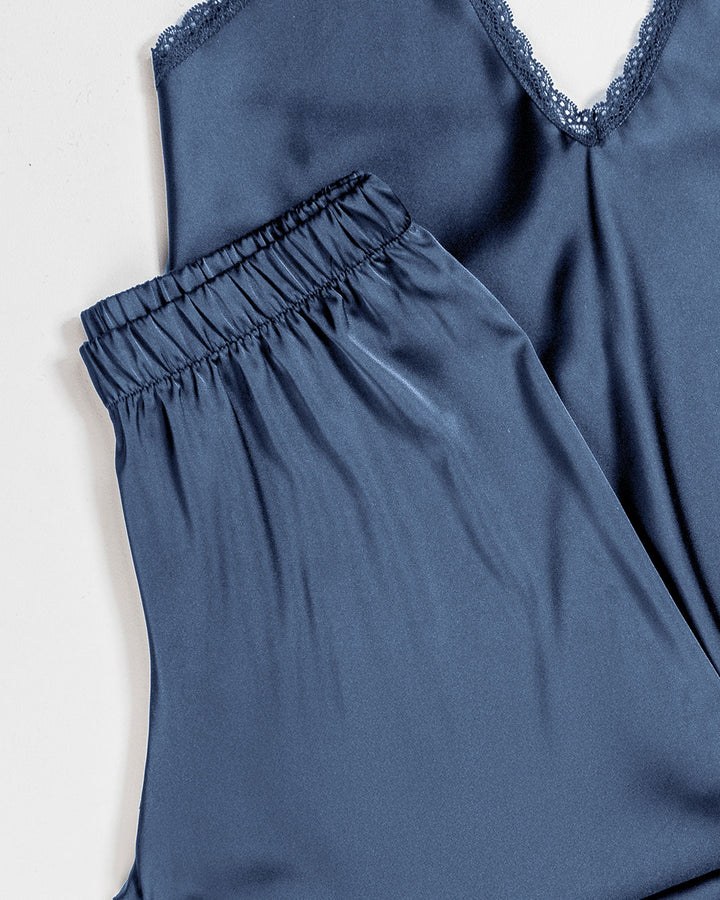 Satin Lace Pajama Set 3473-26