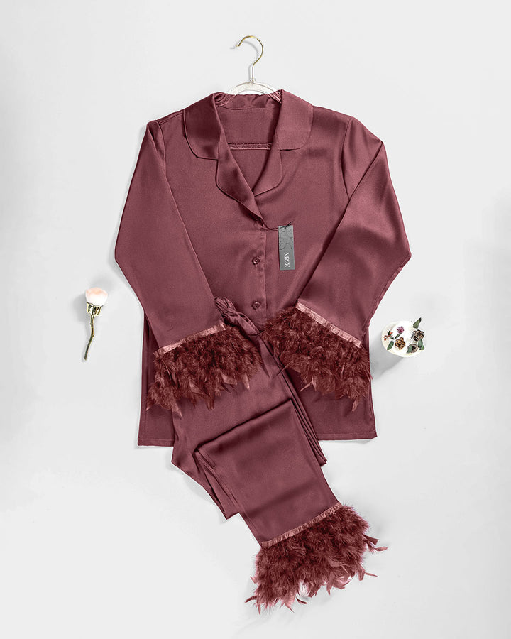 Satin pajama 2 pcs 3475-26