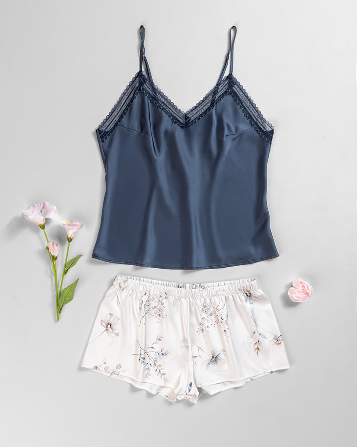 Satin Pajama Short Set 3481-26