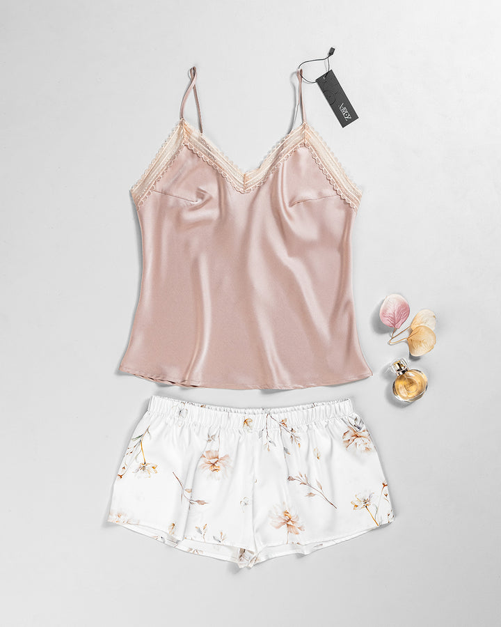 Satin Pajama Short Set 3481-26