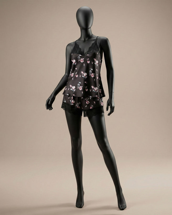 Satin Pajama Short 2 pcs 3485-26