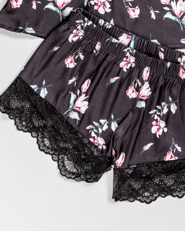 Satin Pajama Short 2 pcs 3485-26