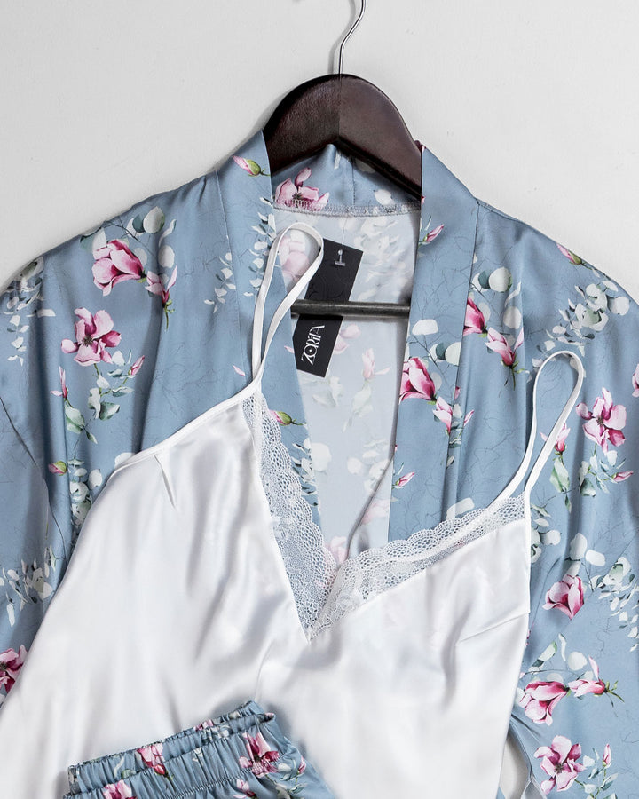Satin Pajama 3 pcs 3493-26