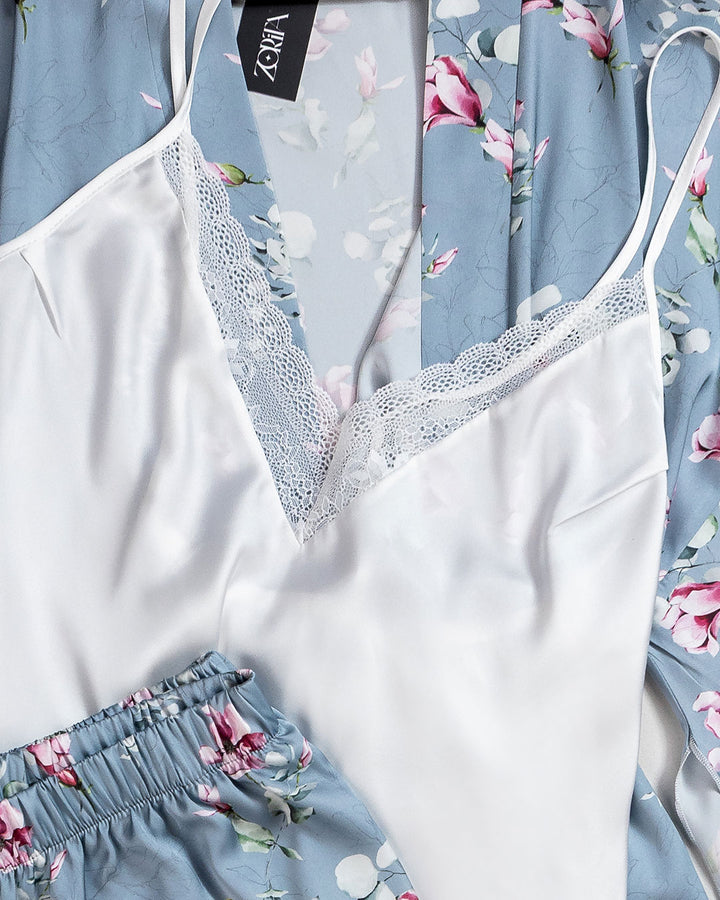 Satin Pajama 3 pcs 3493-26