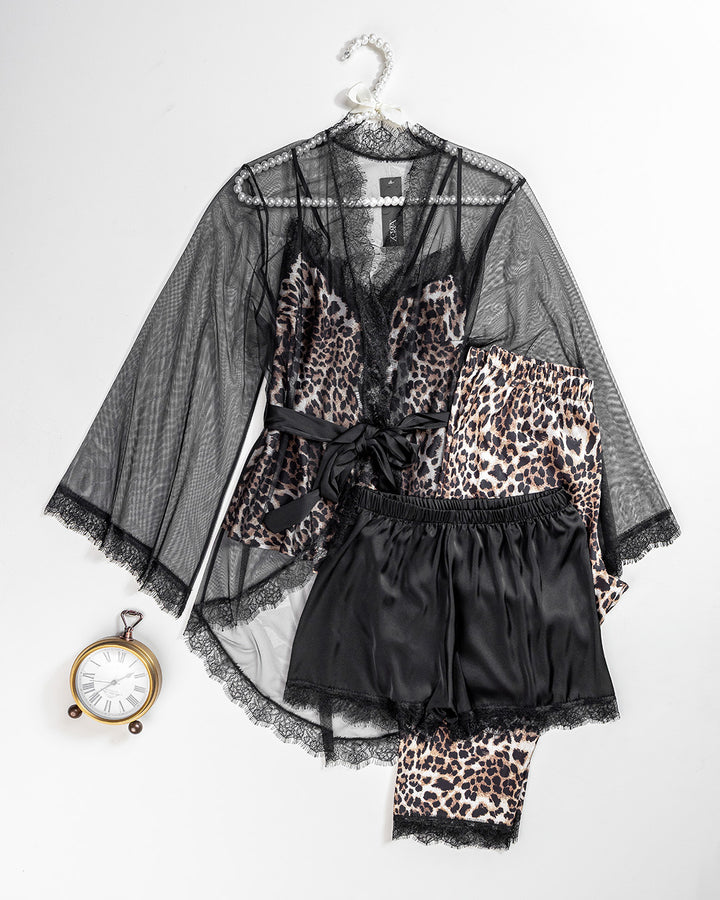 Pajama 4 pcs Satin 3497-26