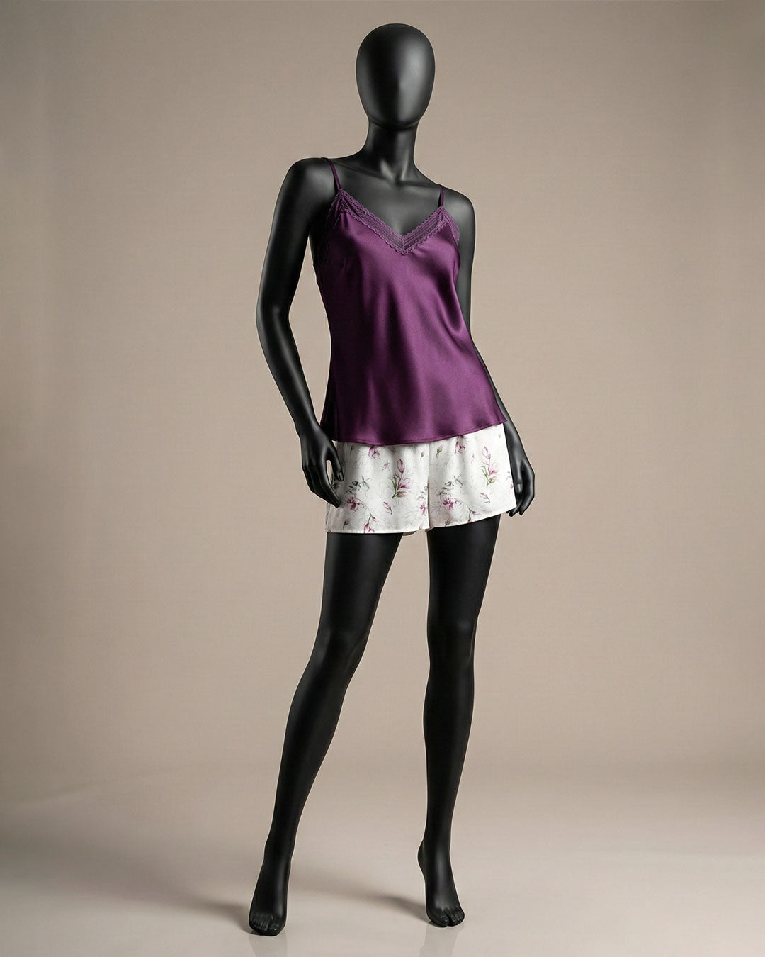 Satin Pajama Short Set 3499-26