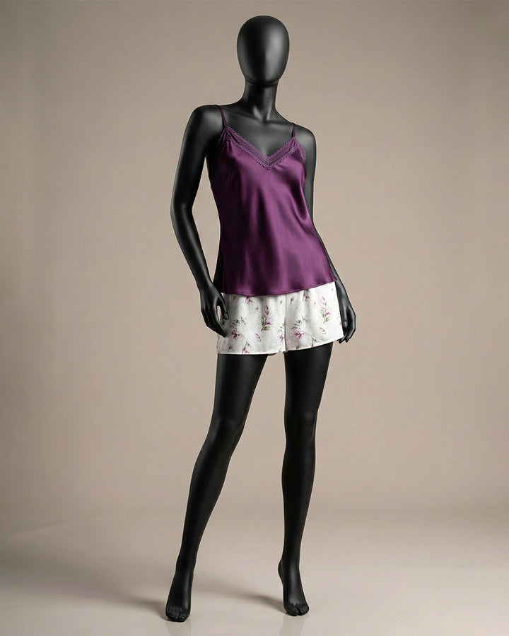 Satin Pajama Short Set 3499-26