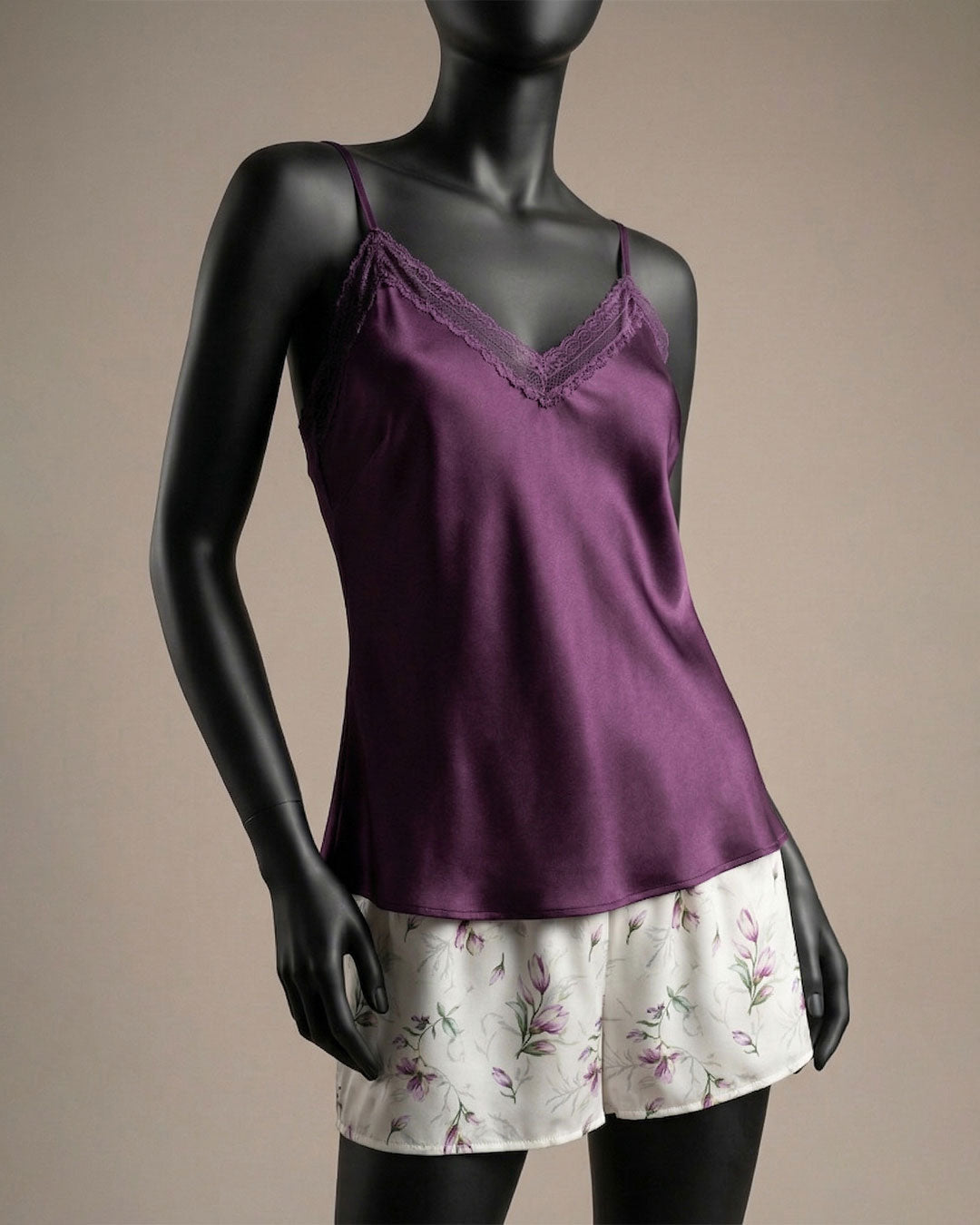Satin Pajama Short Set 3499-26