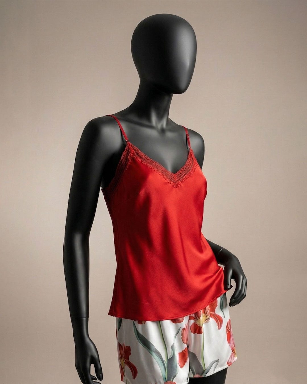 Satin Pajama Short Set 3499-26