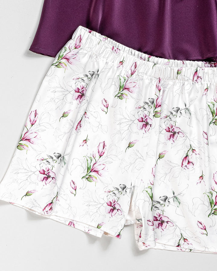 Satin Pajama Short Set 3499-26