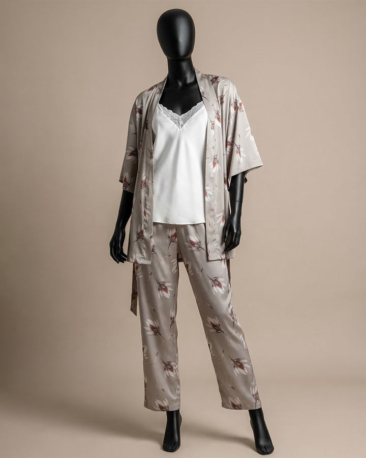 Satin Pajama 3 pcs 3508-26