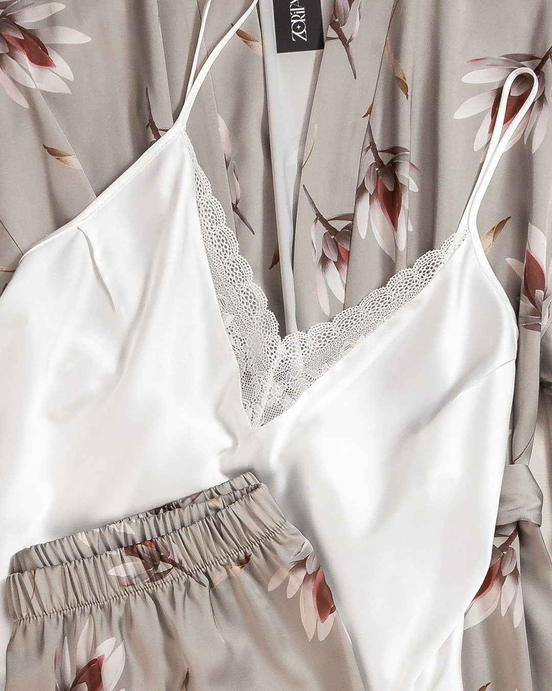Satin Pajama 3 pcs 3508-26